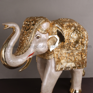 ENTRANCE ELEPHANT PEARL WHITE TRUNKUP MEDIUM
