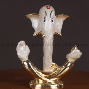 GOLD FLOWER GANESHA SMALL