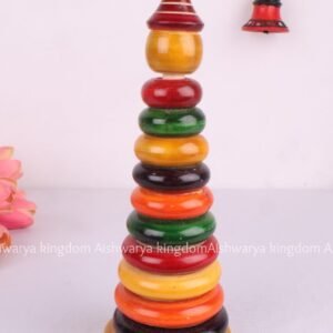 Handcrafted Wooden Ring Stacking Toy Small & Medium