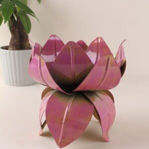 Lotus Candle holder Pink