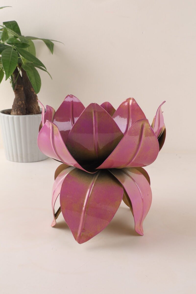 Lotus Candle holder Pink