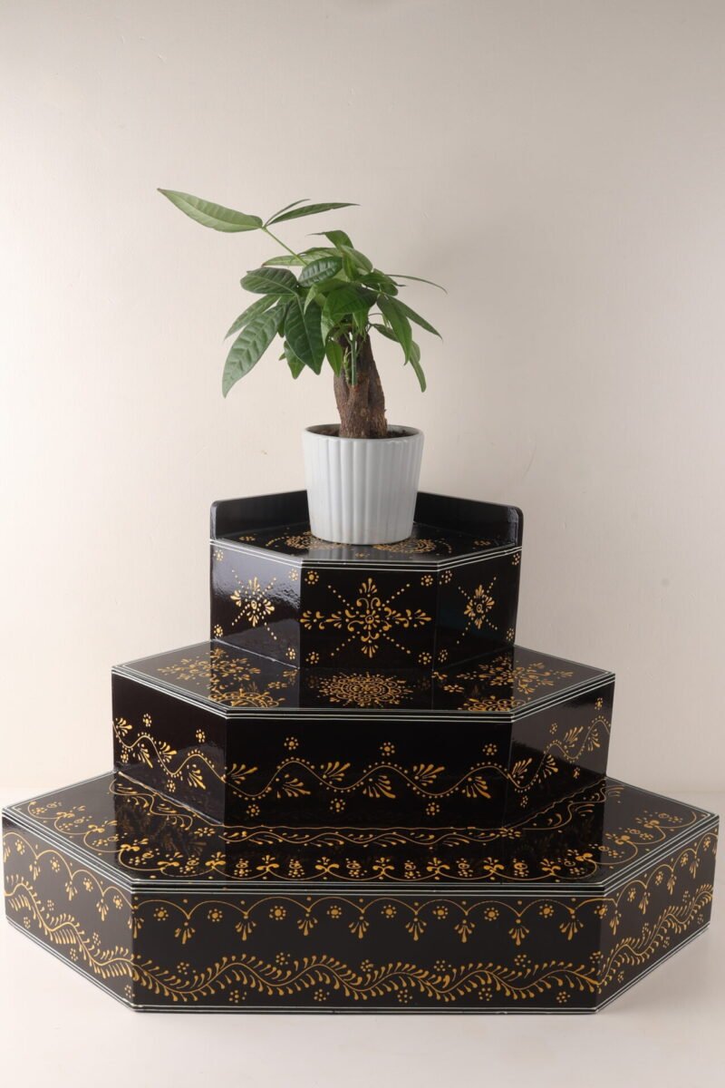 Wooden Golu Padi - Black
