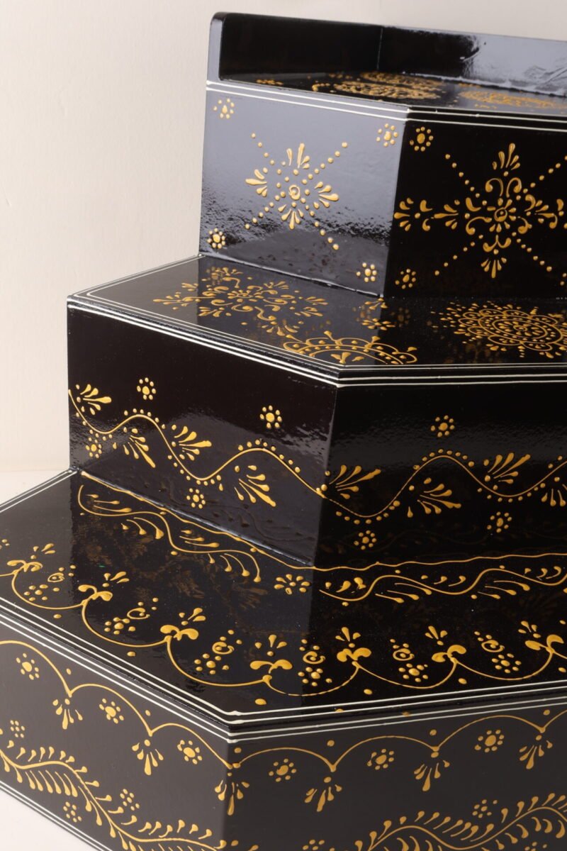 Wooden Golu Padi - Black
