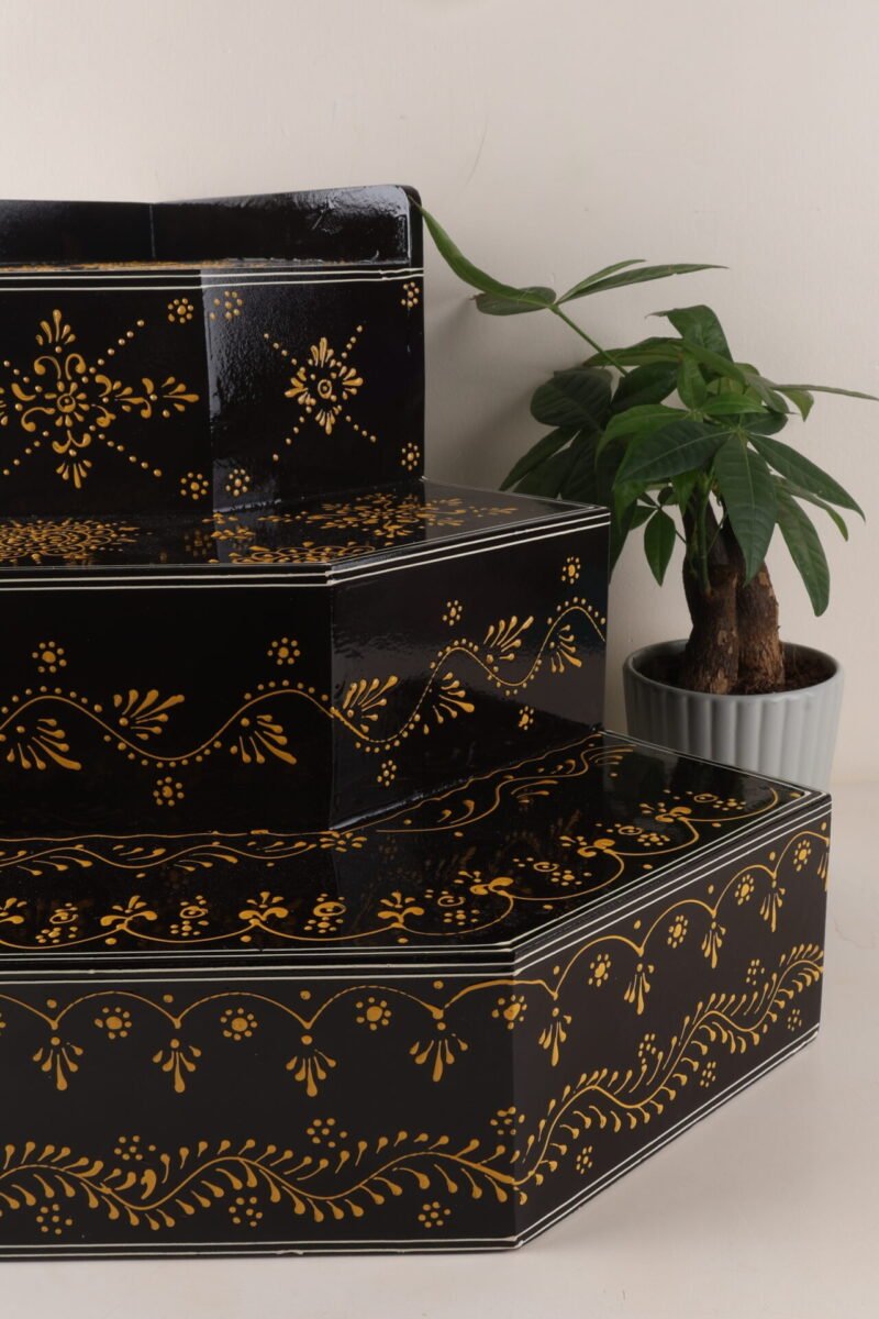 Wooden Golu Padi - Black