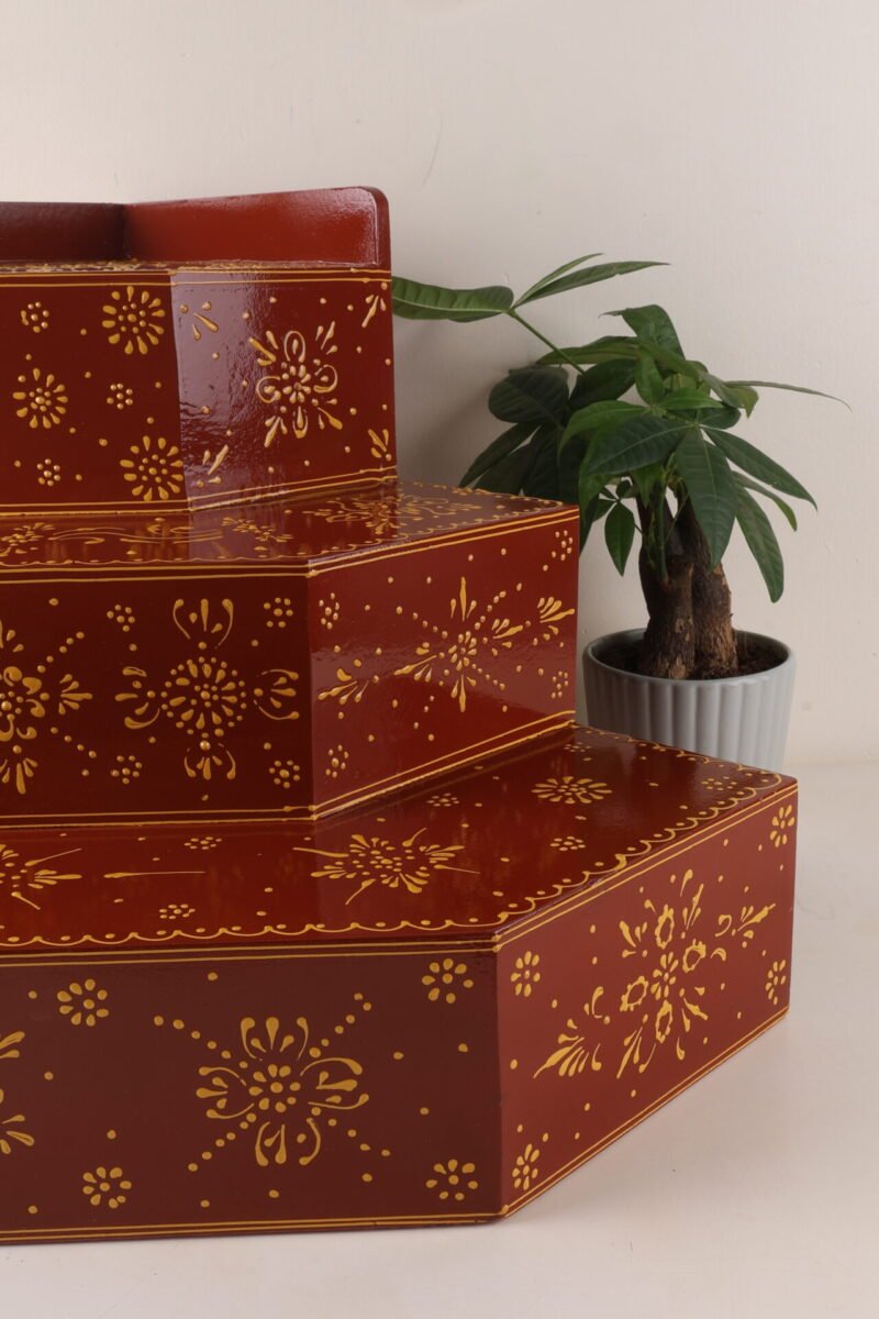 Wooden Golu Padi - Brown