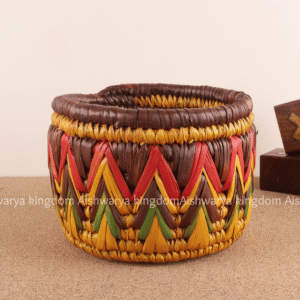 Moonji Grass Basket | Handcrafted Natural Basket