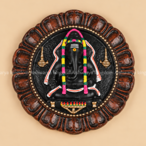Karpaga Vinayagar Round Frame