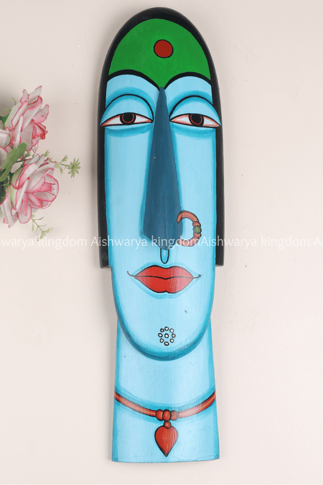 Thota Vaikuntam Style Women Face Wall Decor