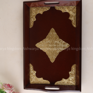 Wooden serving tray