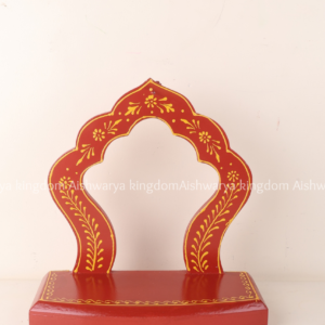 Wooden hand-painted arch stand for idols