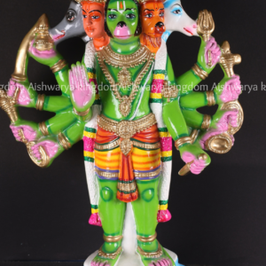 Panchamukha Anjaneyar Hanuman golu doll paper mache five face design