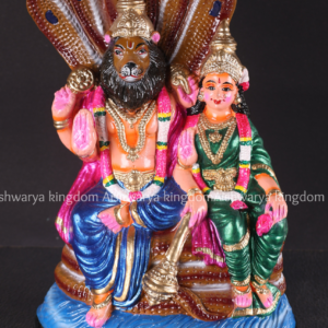 Lakshmi Iyagirivar golu doll paper mache with Adishesha snake canopy design
