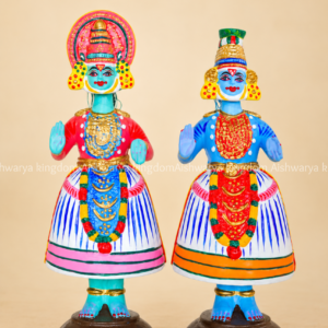 Dancing kathakali pair
