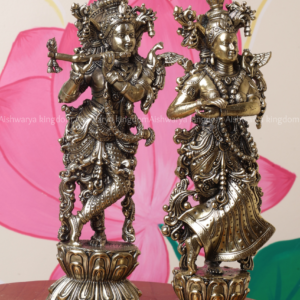 Brass Radha Krishna Statue