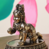 Brass Baby Laddu Krishna Idol