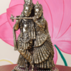 Flute Radha Krishna Brass Statue