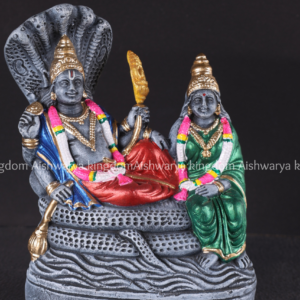 Lakshmi Ranganathar golu doll paper mache with Adishesha snake canopy design