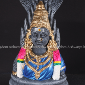 Sirasu Amman golu doll paper mache with Adishesha snake canopy design