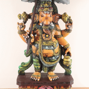 Umbrella Ganesha Orange 2 Feet