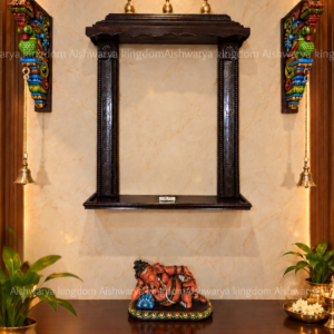 Wooden pooja mandapam multicolor annam brackets