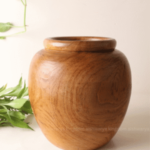 Plain Wooden Vase