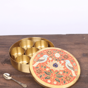 brass masala box
