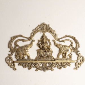 gajalakshmi wall hanging brass