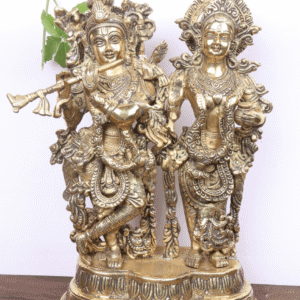 standing radha krishna brass (2)
