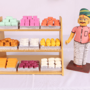 Handcrafted Wooden Sweet Shop Keeper Etikoppaka Toy