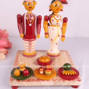 Handcrafted Wooden Wedding Reception Set Etikoppaka Toy